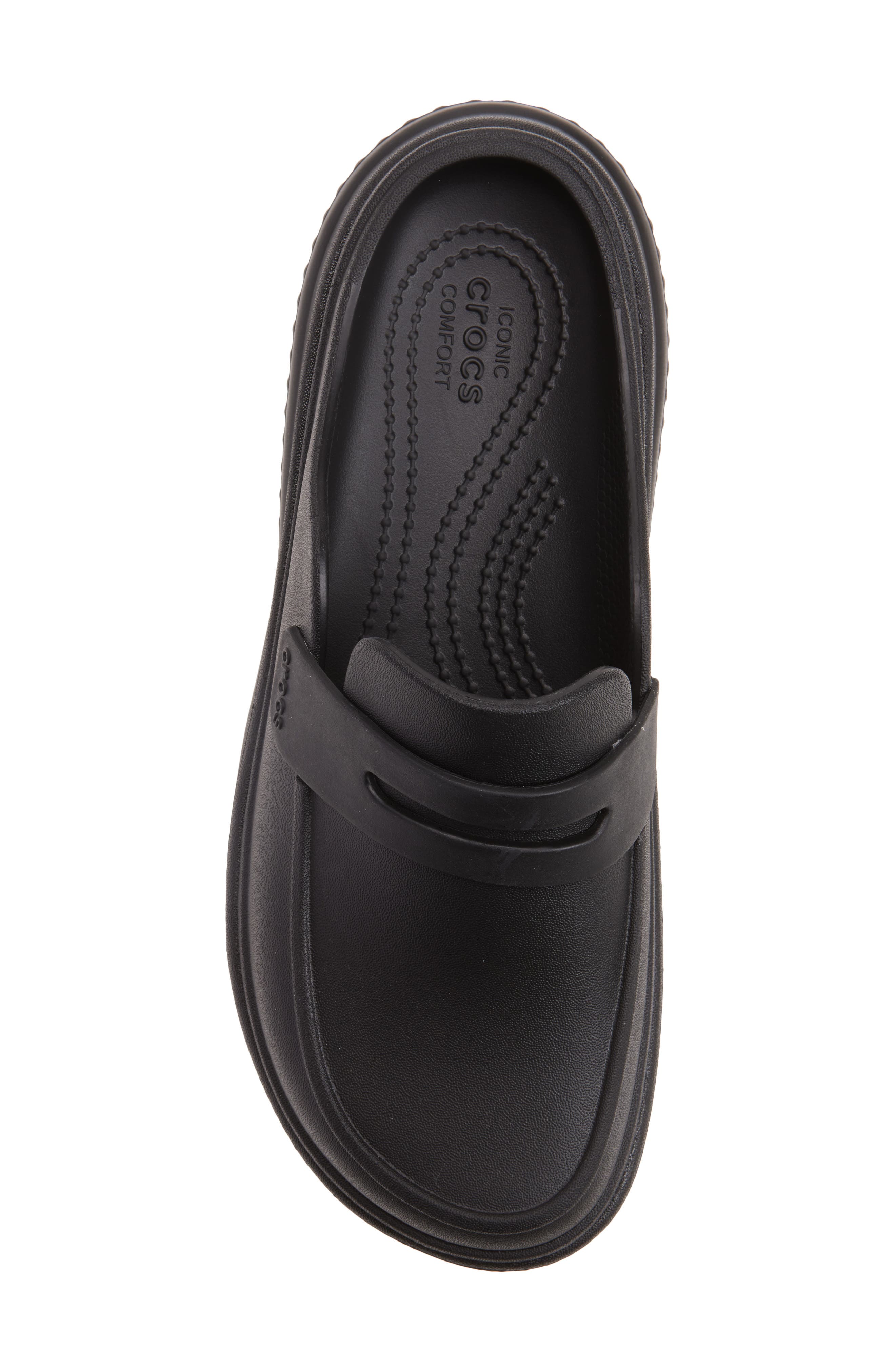 CROCS Stomp Loafer, Alternate, color, Black/ Black