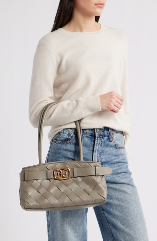 Shop Sam Edelman Cleo Woven Leather Shoulder Bag