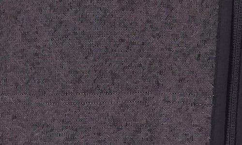 Marmot Drop Line Heathered Fleece Jacket In Black Heather