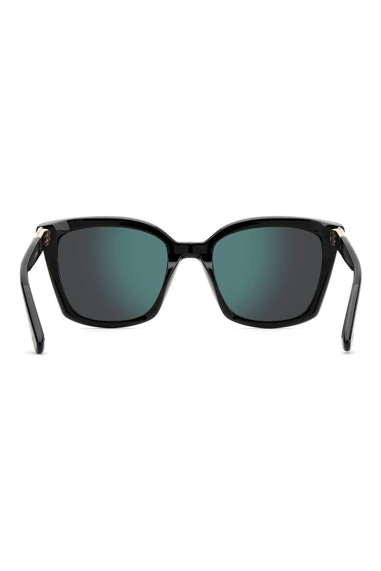 WZN 8032/G/S 54mm Rectangular Sunglasses, Alternate, color, BLACK/ GREY PZ AR