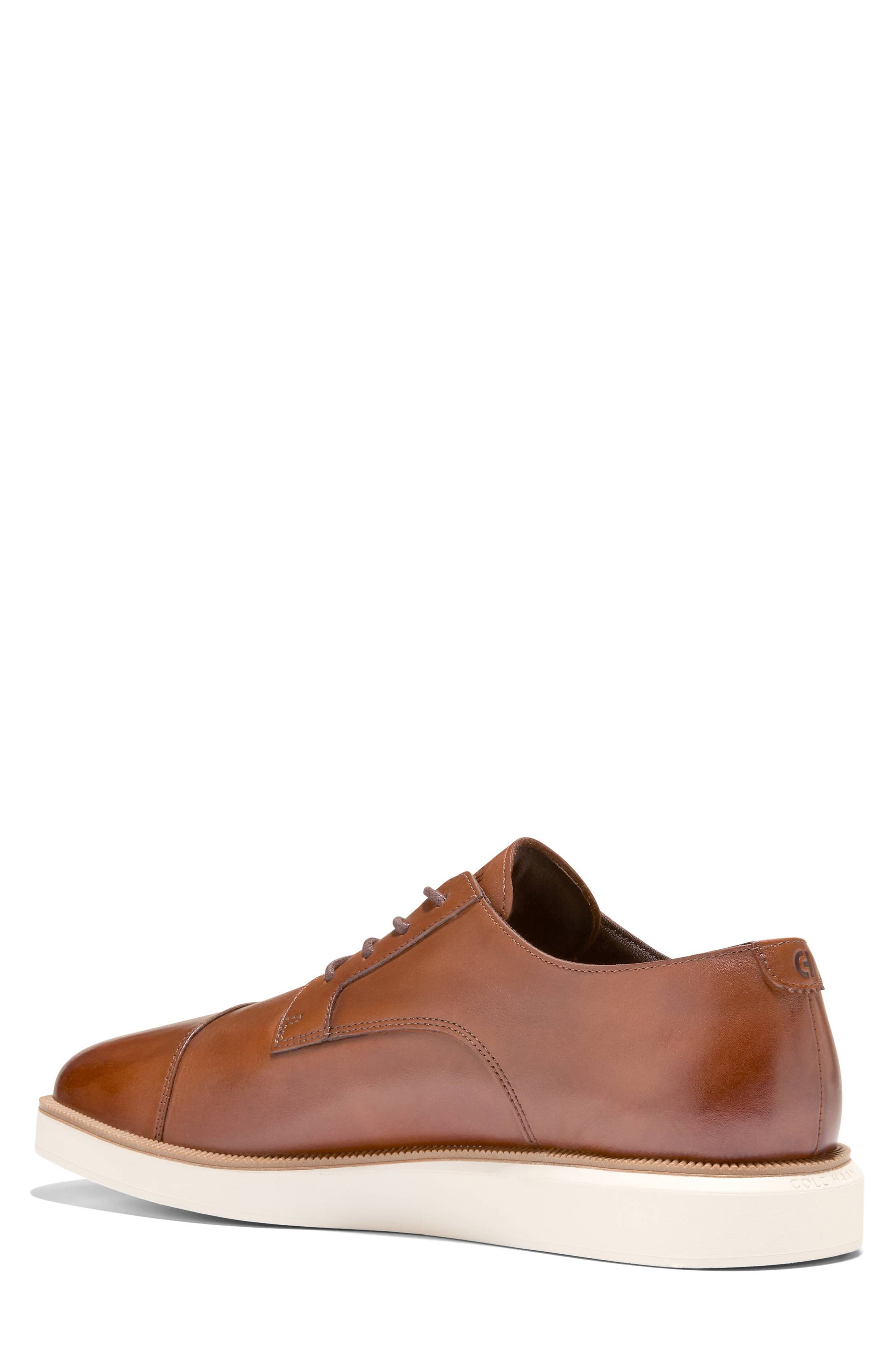 Cole Haan Davidson Grand Cap Toe Derby Sneaker, Alternate, color, British Tan / Ivory