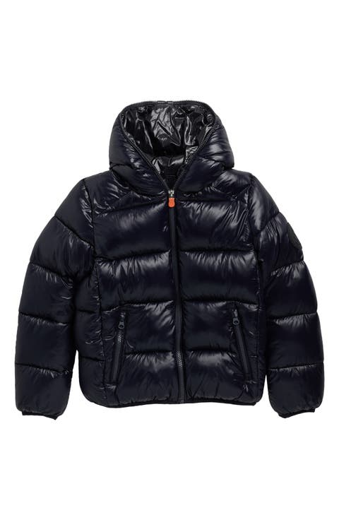 Kids' Lory Shiny Hooded Puffer Jacket