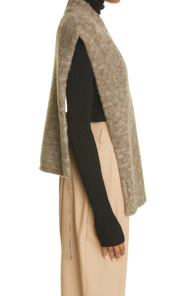 Maison Margiela Open Side Alpaca Blend Sweater Vest, Alternate, color,