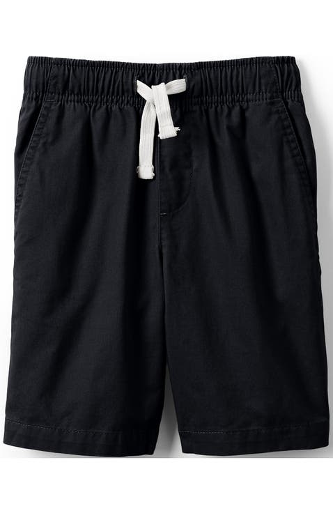 Kids Pull On Chambray Elastic Waist Shorts