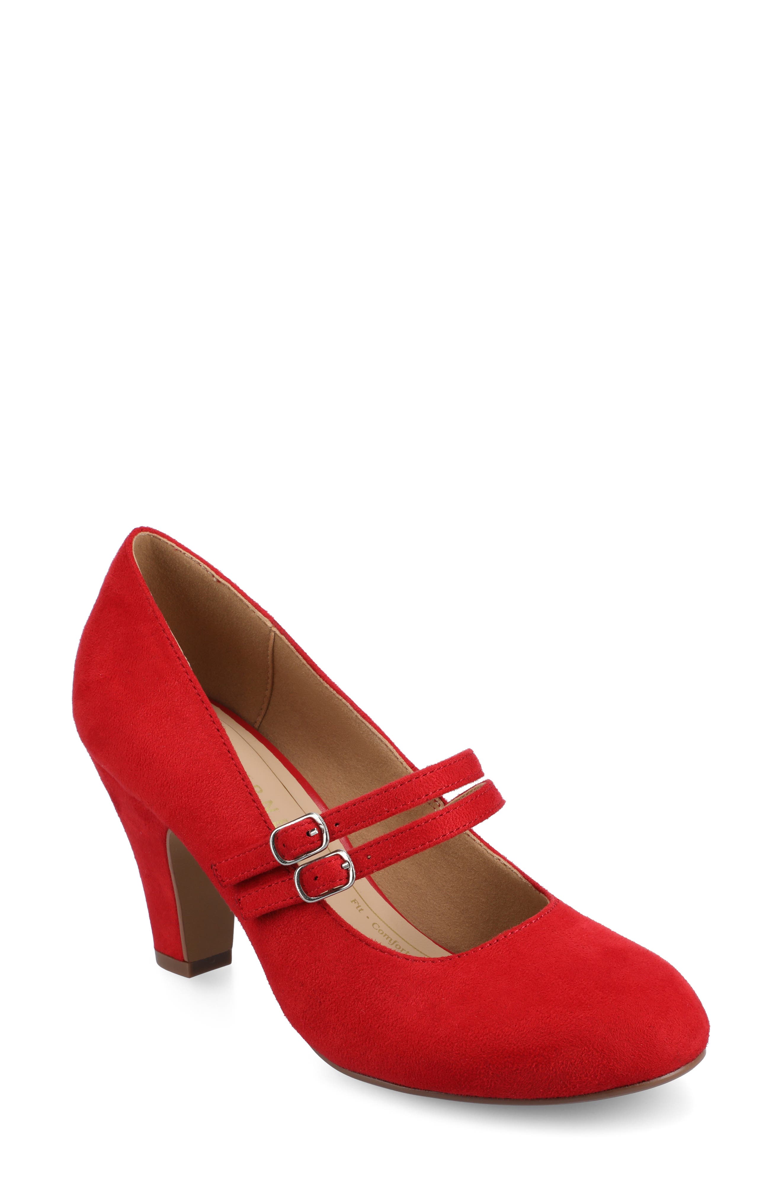 RED SUEDE