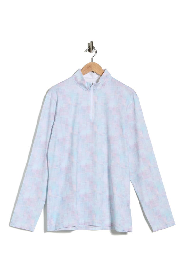 Anthony OoohCotton® Quarter Zip Pullover, Alternate, color, MINT
