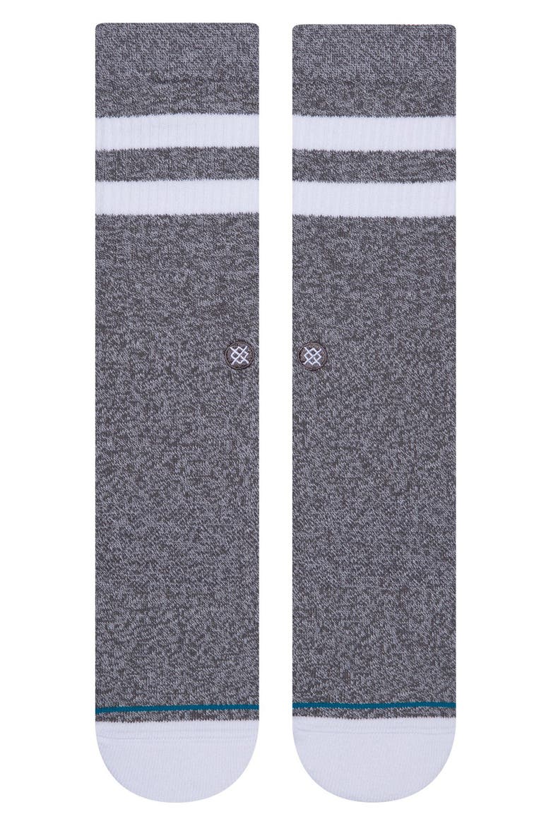 Joven Classic Stripe Crew Socks, Alternate, color, GREY