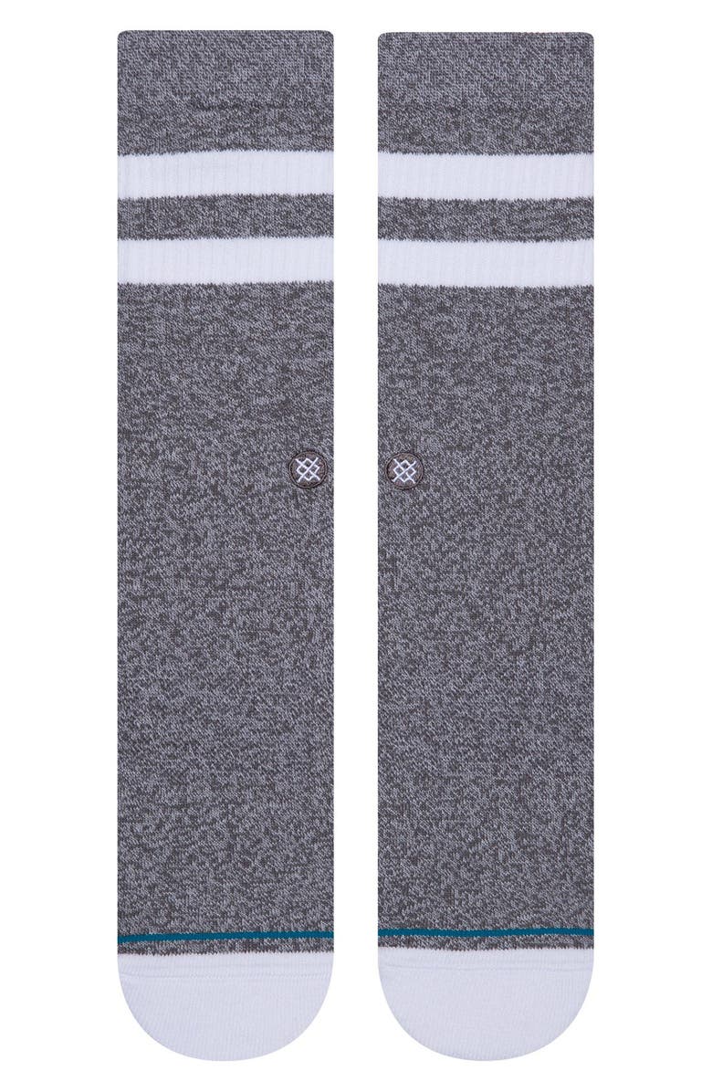 Stance Joven Classic Stripe Crew Socks, Alternate, color, Grey