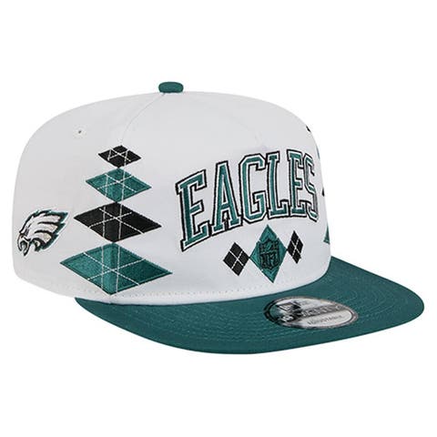 Men's New Era  White Philadelphia Eagles Argyle 19TWENTY Adjustable Hat