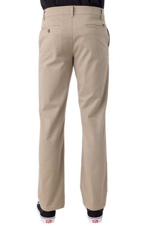 Transporter Flat Front Stretch Cotton Chinos (Regular & Big)