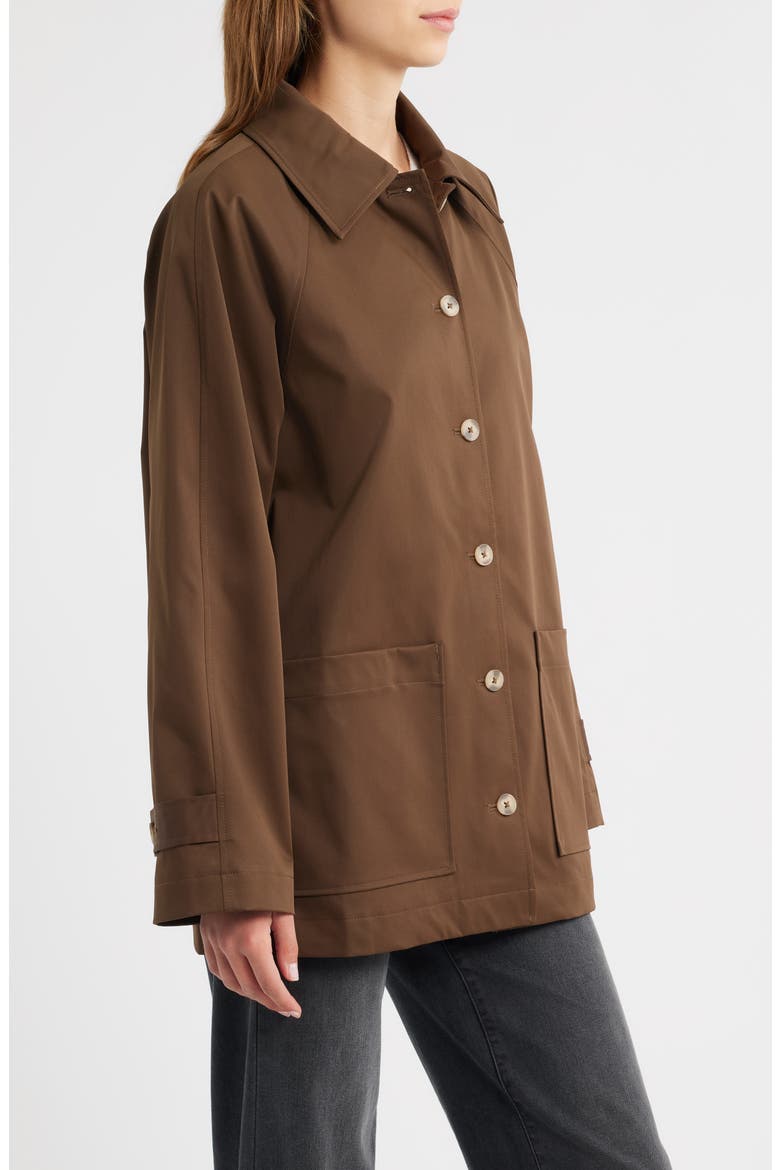 Fisher Oversize Trench Coat, Alternate, color, BROWN