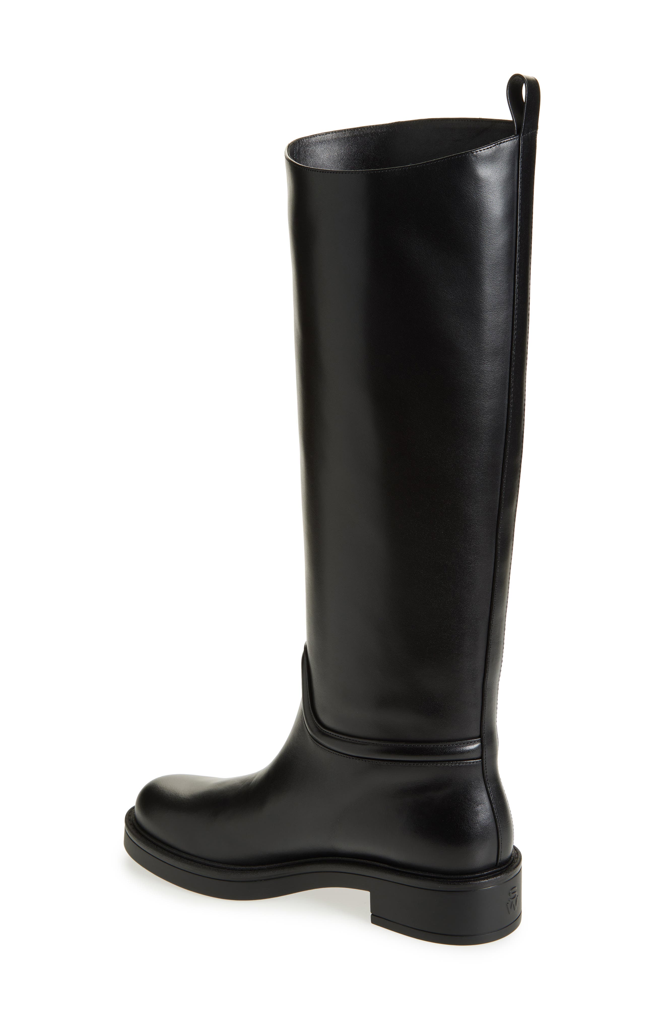 Stuart Weitzman Celia Riding Boot, Alternate, color, Black