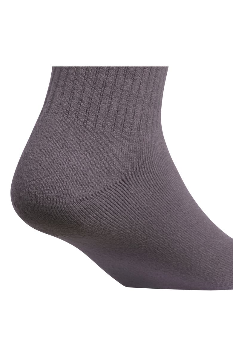 adidas Gender Inclusive Assorted 3-Pack Originals Comfort Crew Socks, Alternate, color, Grey Strata