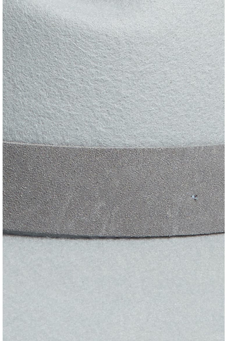 Zoe Wool Fedora, Alternate, color, LIGHT GREY