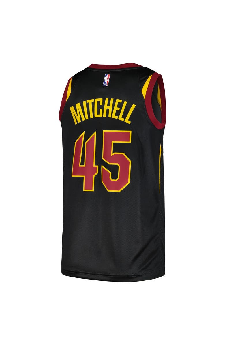 Jordan Brand Men's Jordan Brand Donovan Mitchell Black Cleveland Cavaliers Swingman Player Jersey - Statement Edition, Alternate, color, 