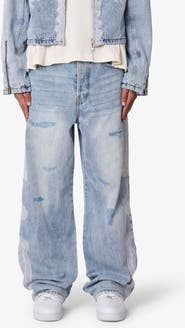 mnml Skeleton Distressed Ultra Baggy Jeans