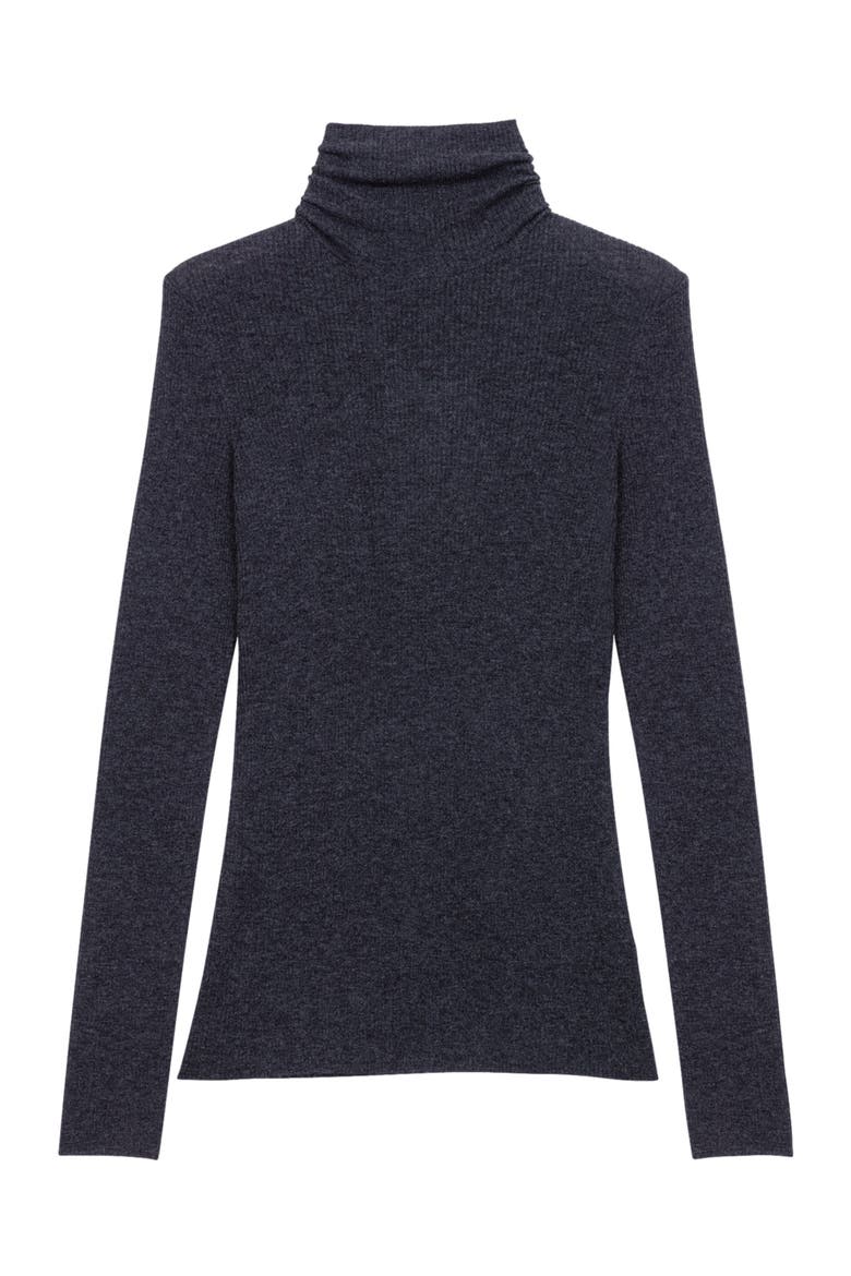 Wool and silk sweater, Alternate, color, Grey