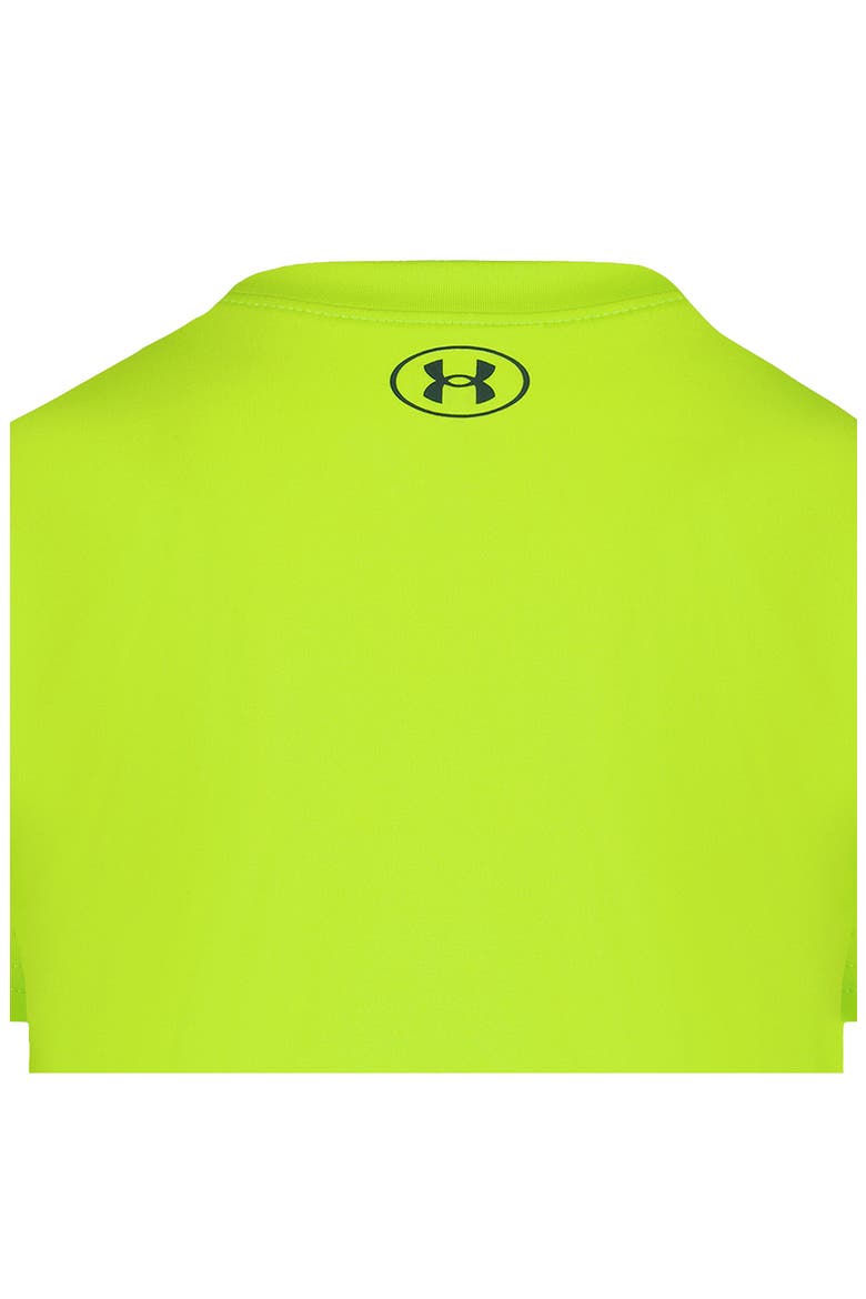 Kids' UA Tech™ Performance Graphic T-Shirt, Alternate, color, GREEN CITRINE