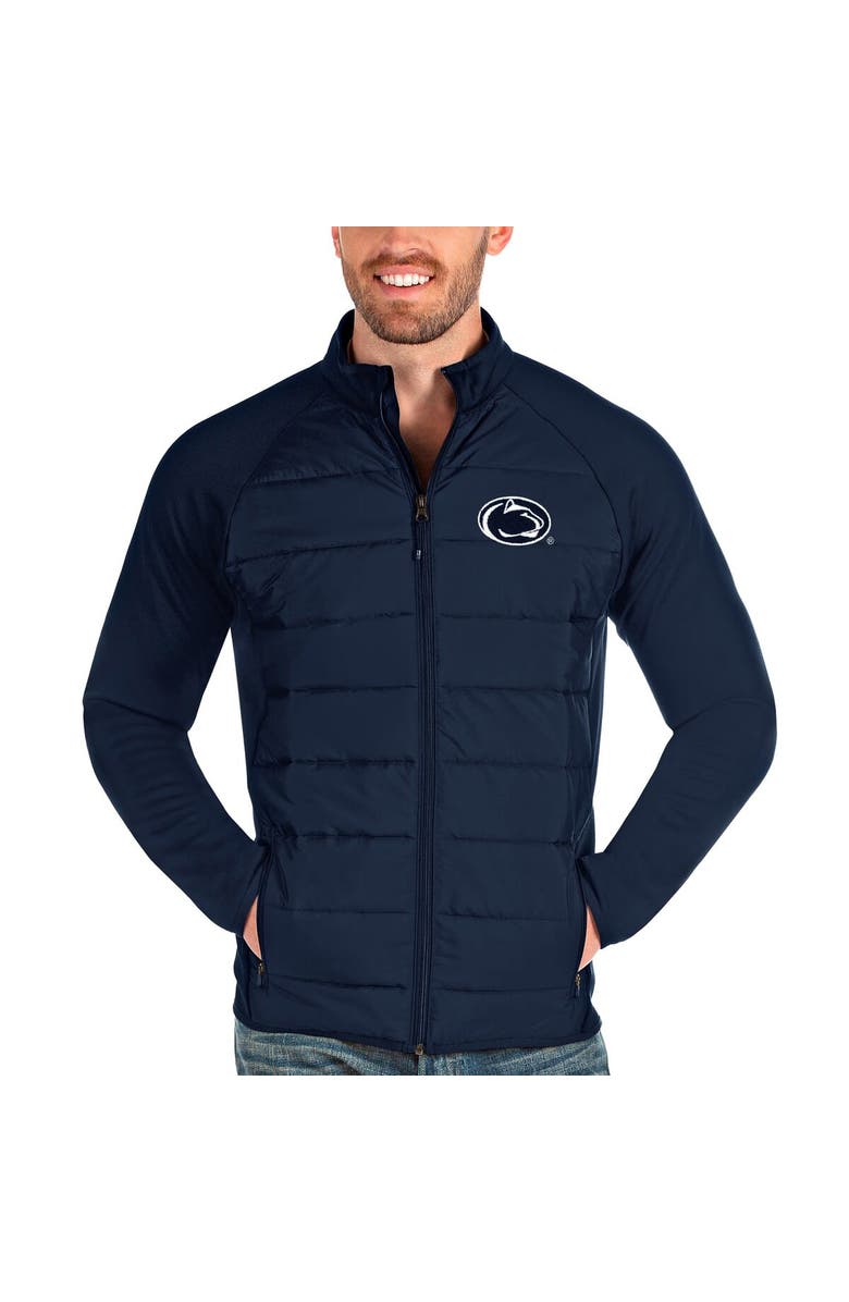 ANTIGUA Men's Antigua Navy Penn State Nittany Lions Altitude Full-Zip Jacket, Alternate, color,