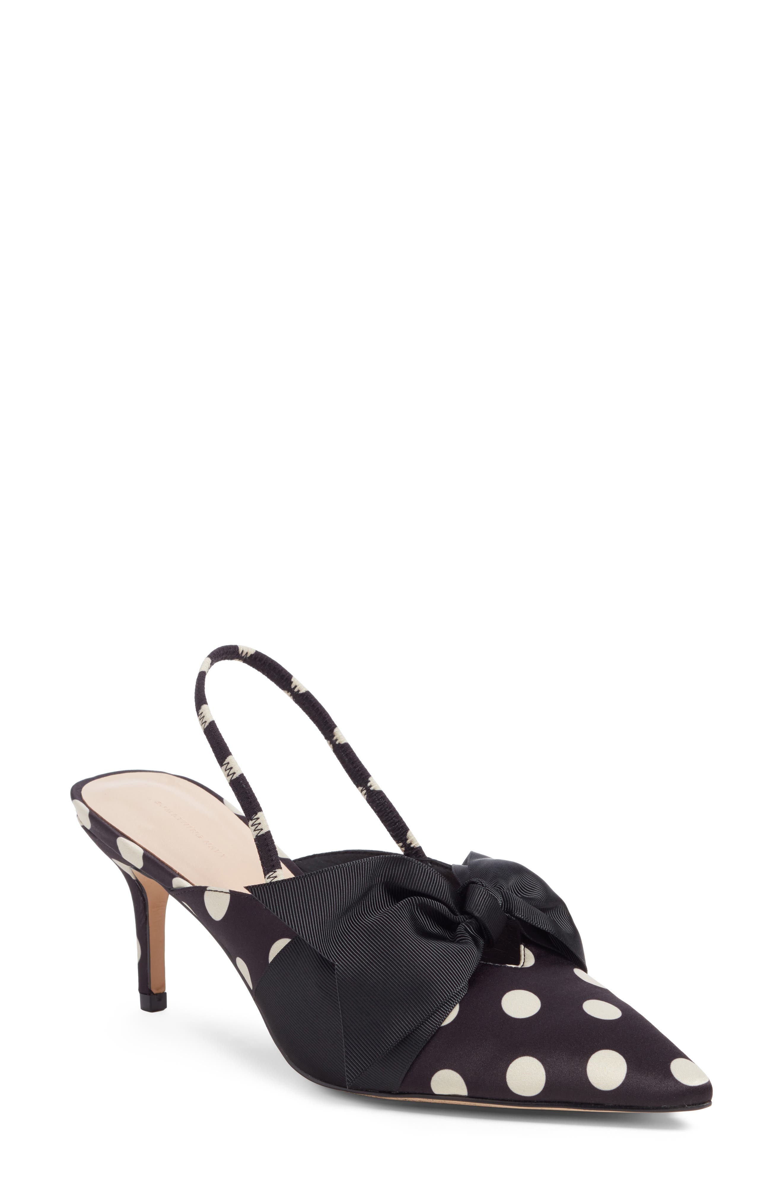 Something Navy Whitney Bow Slingback Pump, Main, color, 