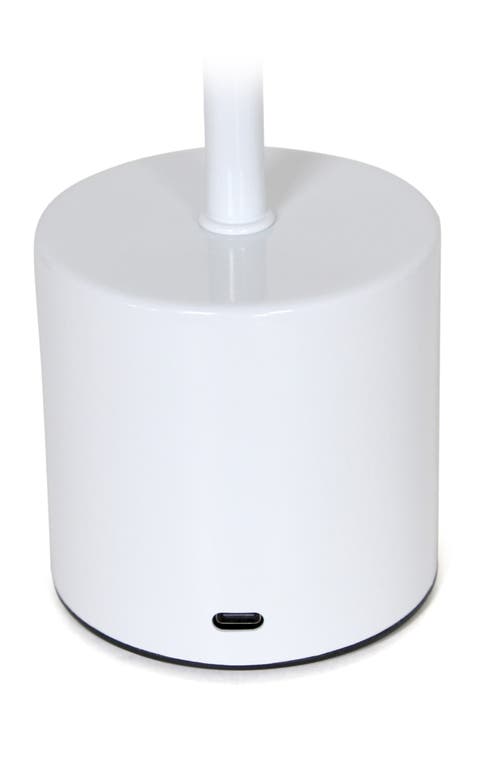 Lalia Home Touch Activated Wireless Lamp In White
