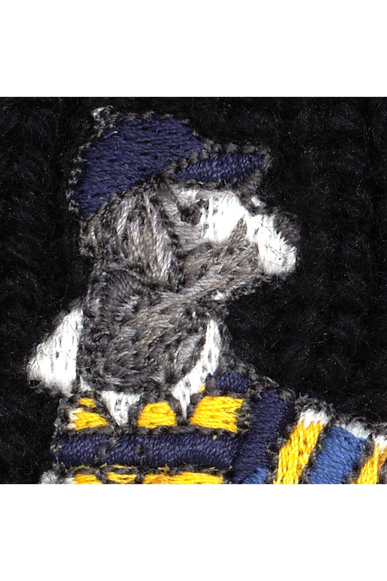 Rugby Dog Beanie, Alternate, color, Polo Black