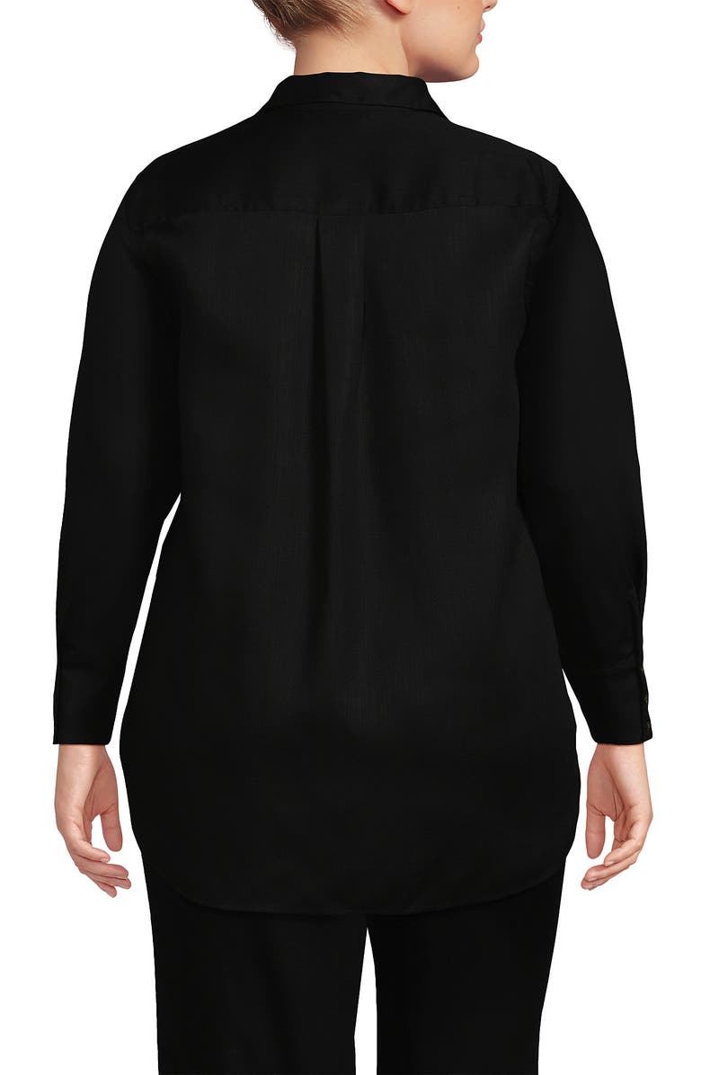 Lands' End TENCEL Fibers Twill Popover Shirt, Alternate, color, 