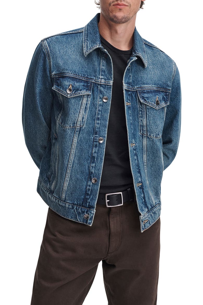 RB3 Denim Trucker Jacket, Alternate, color, TUDOR