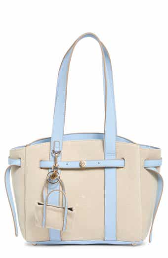 Nanette Lepore Canvas Tote with Microbag Charm