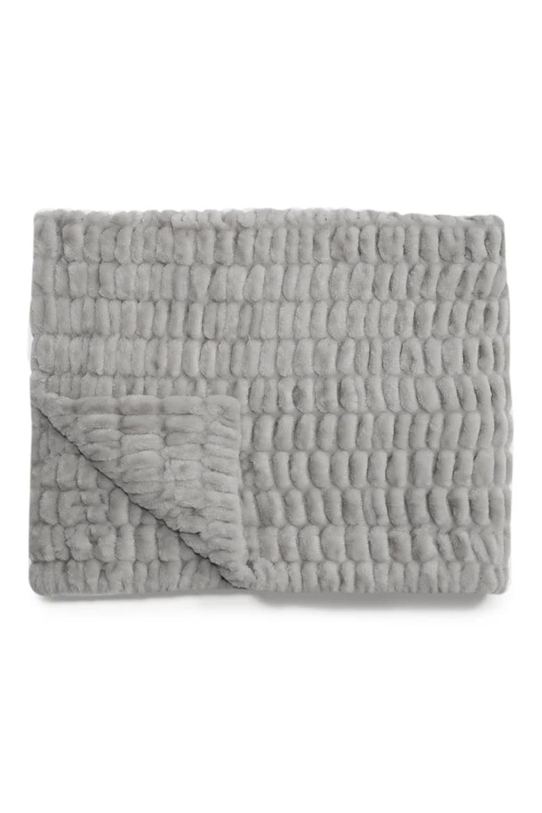Original Throw Blanket, Main, color, SILVER LININGS
