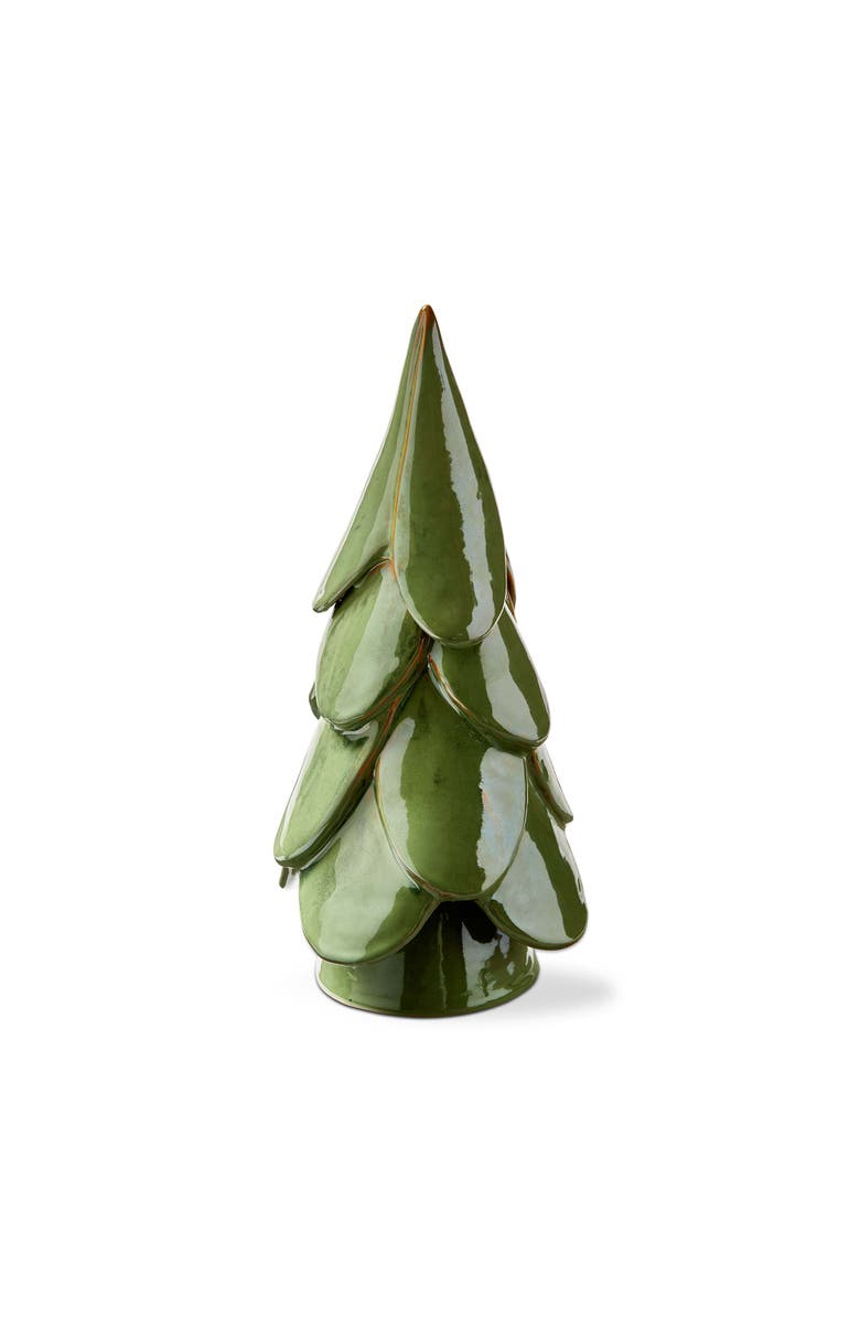 tag Vail Large Light Green Tree Decor Ceramic Holiday Sculpture, Main, color, Green