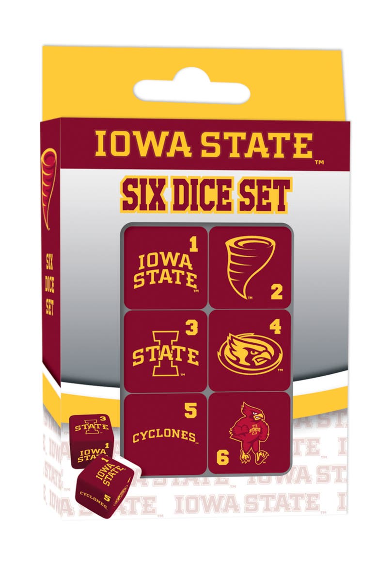 Iowa State Cyclones Dice Set - 19mm, Main, color, Multicolor