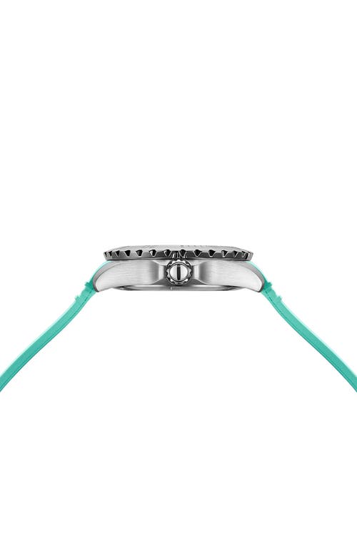Balmain Watches Ophrys Rubber Strap Watch, 34.5mm In Green