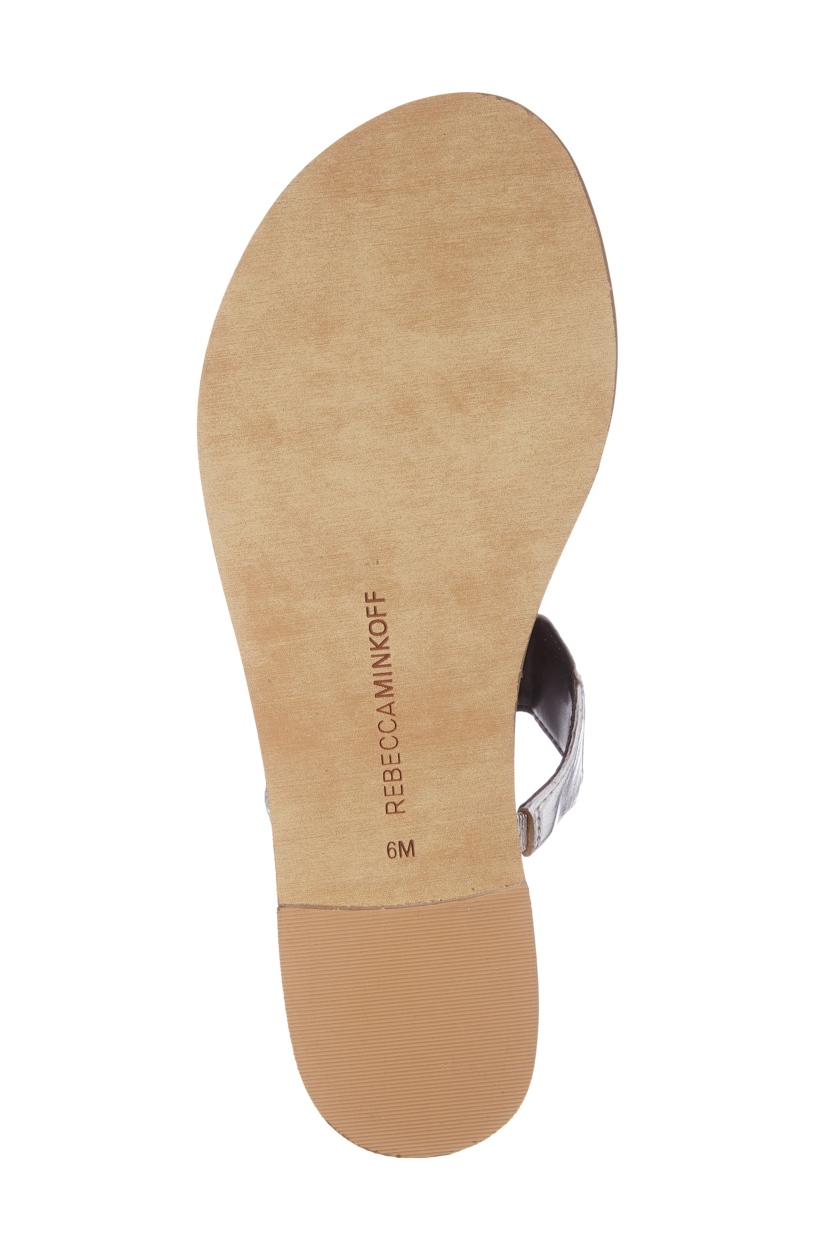 Eloise Flip Flop Sandal, Alternate, color, SILVER METALLIC