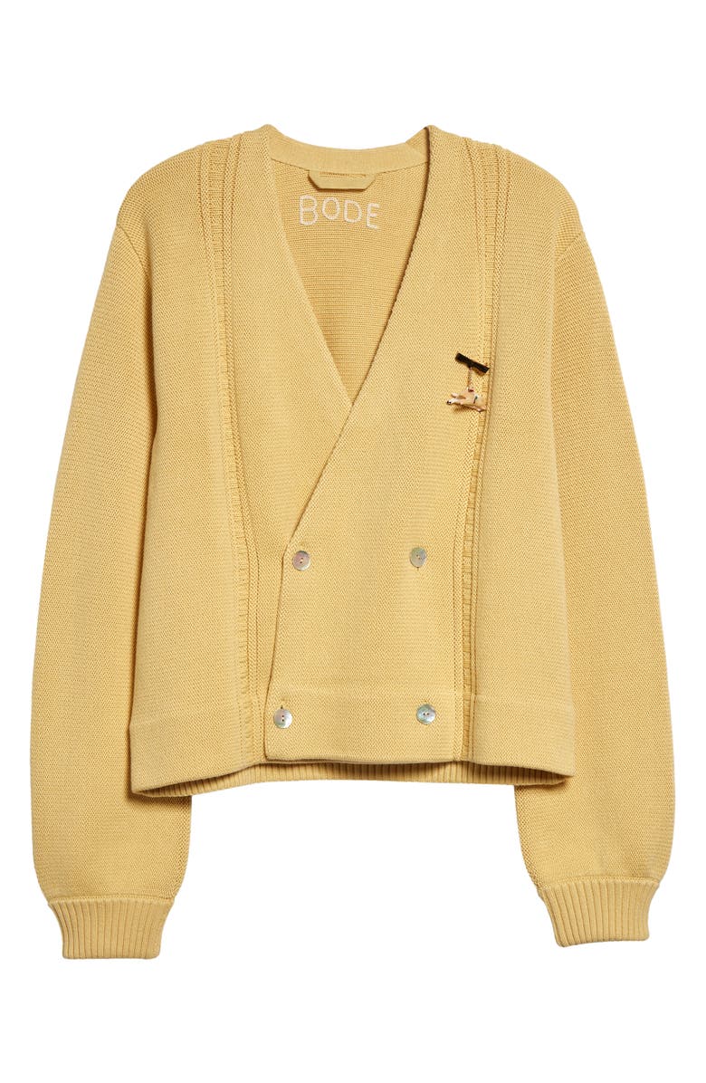 Bode Double Breasted Cardigan, Alternate, color,