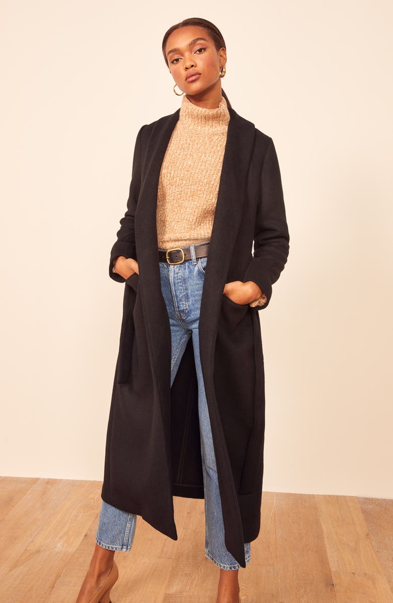 Reformation Greenwich Coat, Alternate, color, 