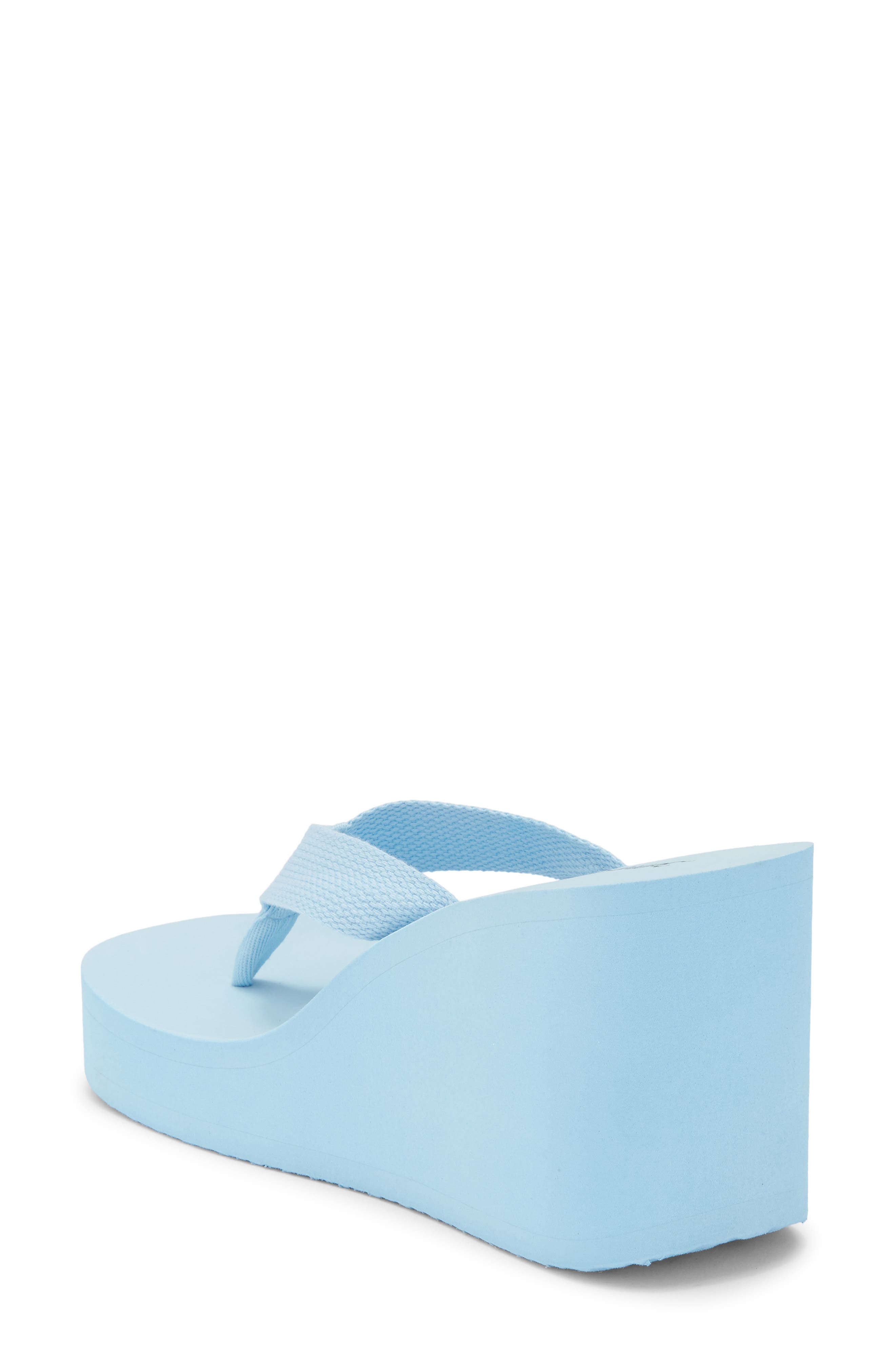 Astria Platform Wedge Sandal, Alternate, color, LIGHT BLUE
