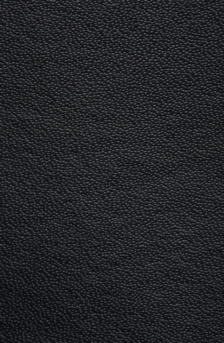 Cole Haan Logo Embossed Leather Belt, Alternate, color, Black