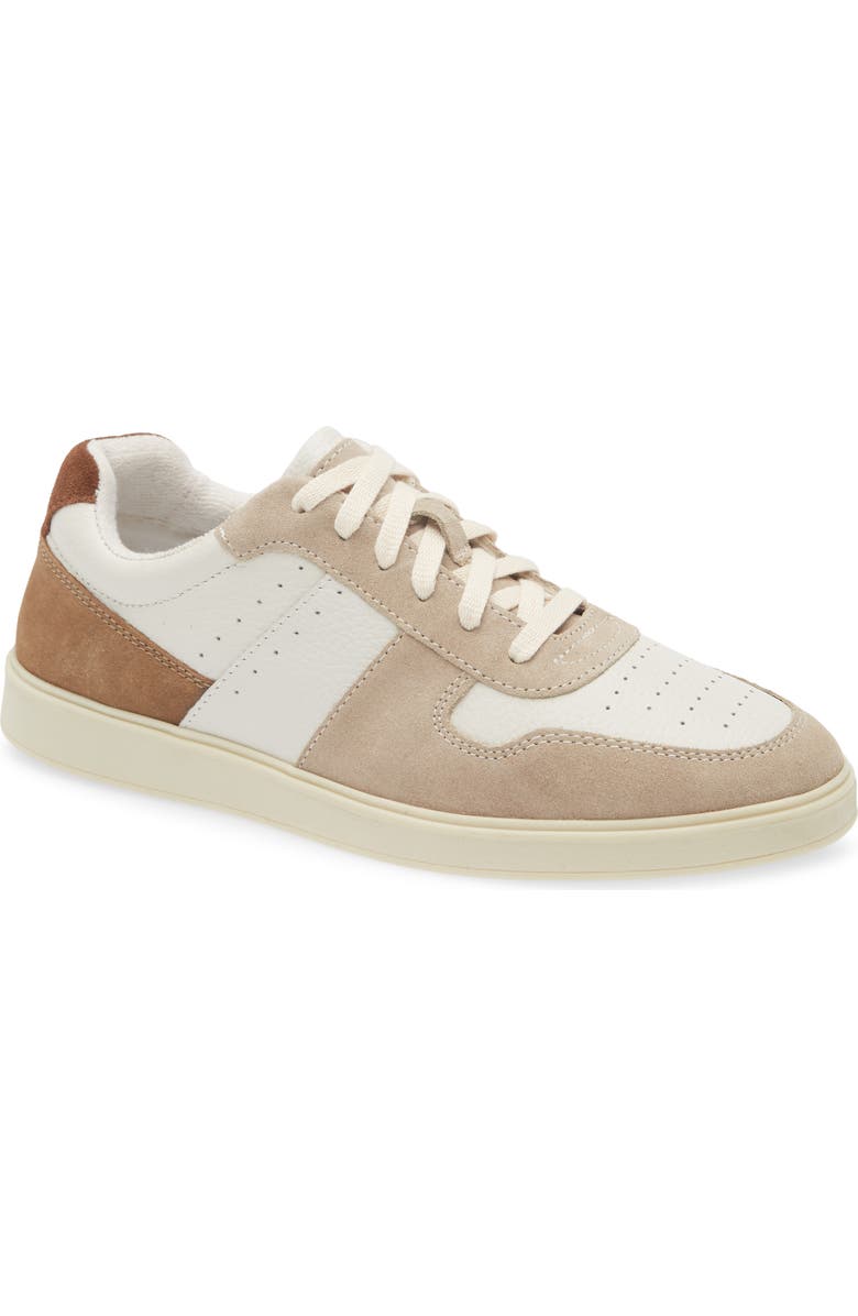 Steve Madden Herro Low Top Sneaker, Main, color, White/ Tan