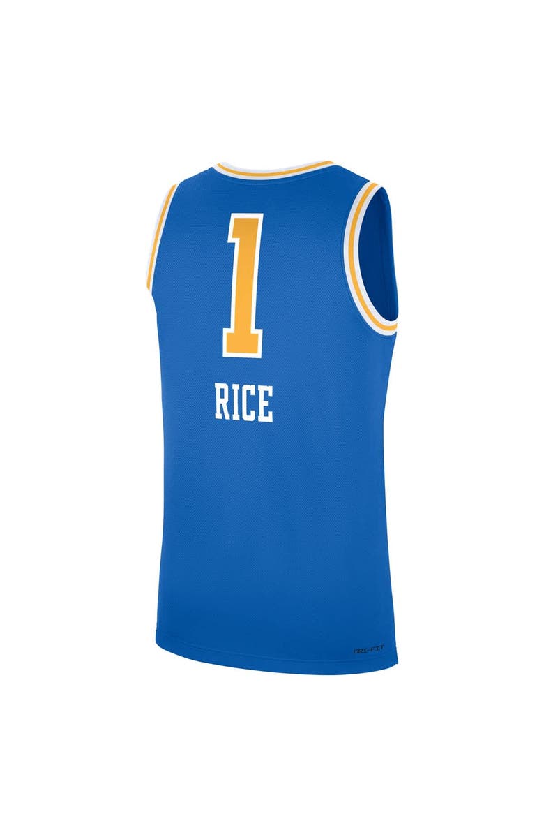 Jordan Brand Men's Jordan Brand Kiki Rice Blue UCLA Bruins Replica Basketball Jersey, Alternate, color, Blue