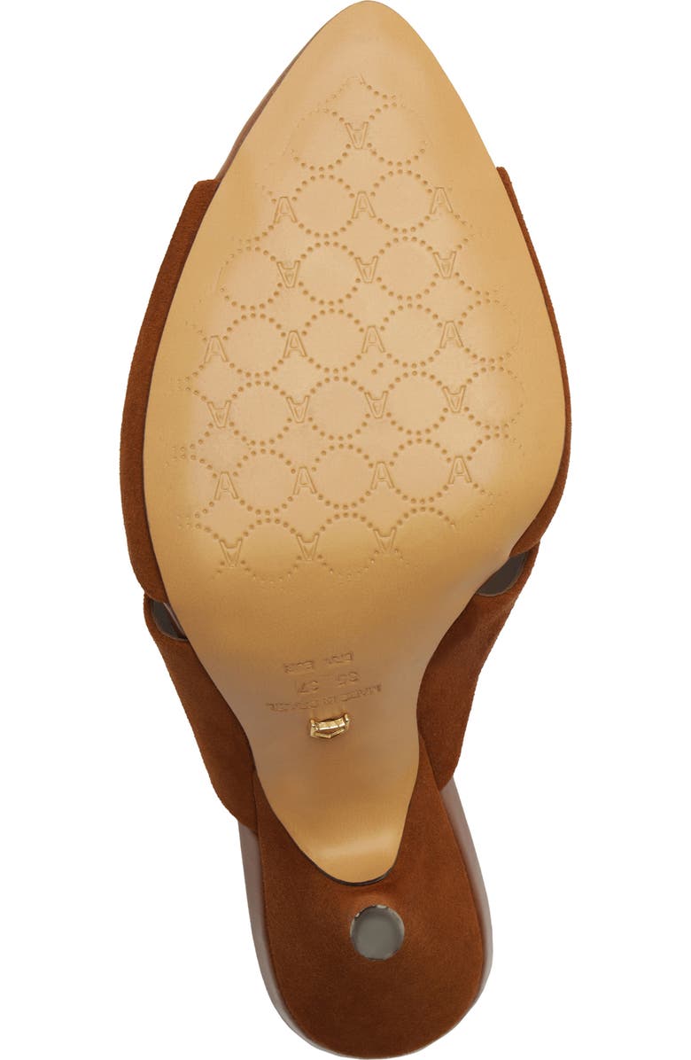 Arezzo Amelia Stiletto Sandal, Alternate, color, Rich Caramel