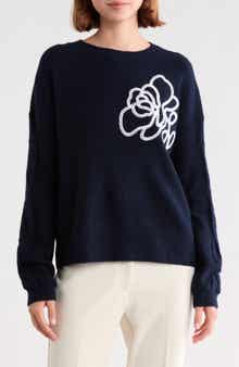 Embroidered Crewneck Sweater