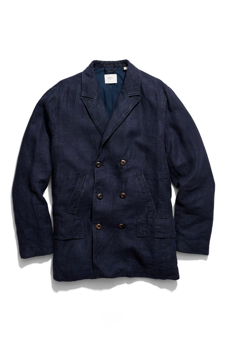 Canvas Peacoat, Main, color, NAVY