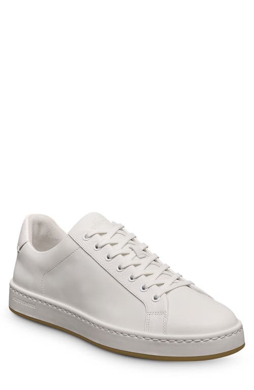 Allen Edmonds Barnes Low Top Sneaker in White 