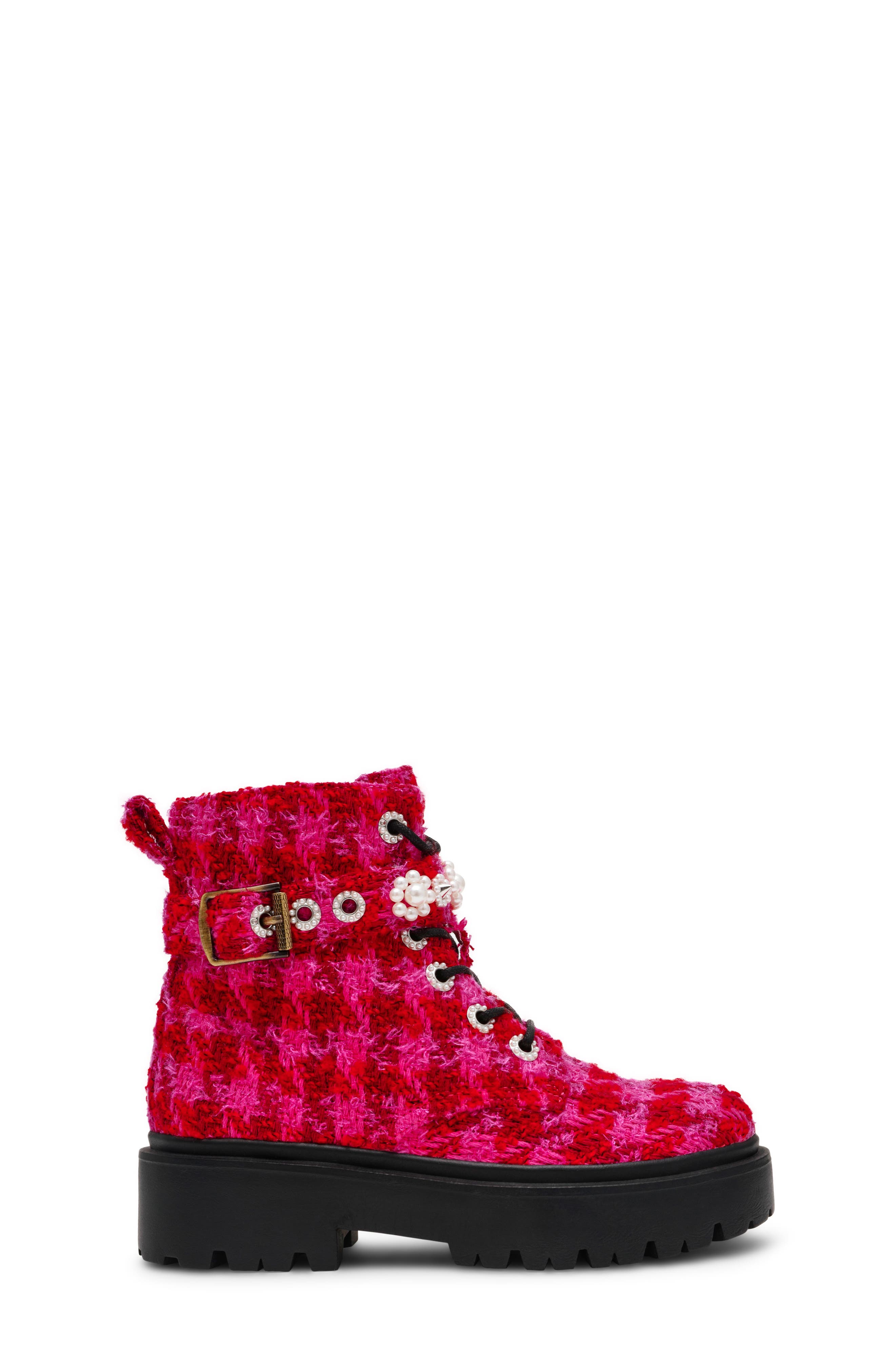 Betsey Johnson Kids
 Hethr Platform Boot, Alternate, color, Fuchsia Multi