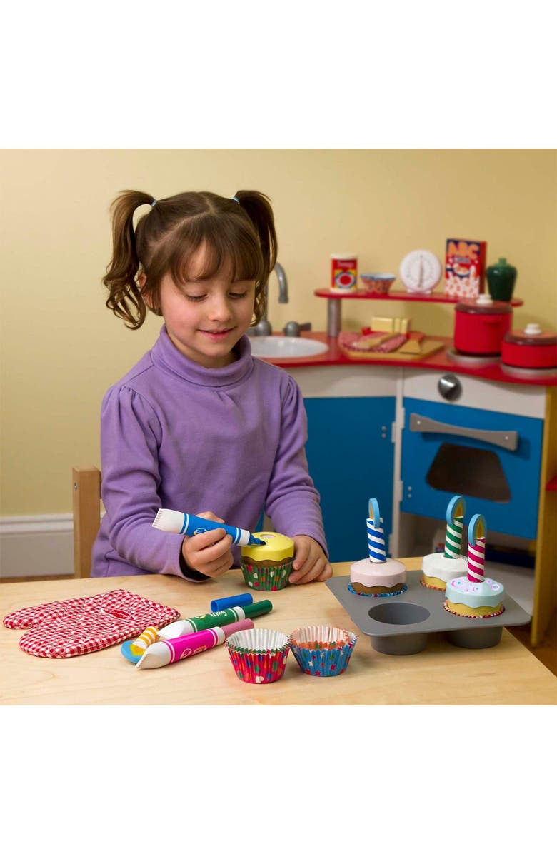 Melissa & Doug Toy Cupcake Playset, Alternate, color, 