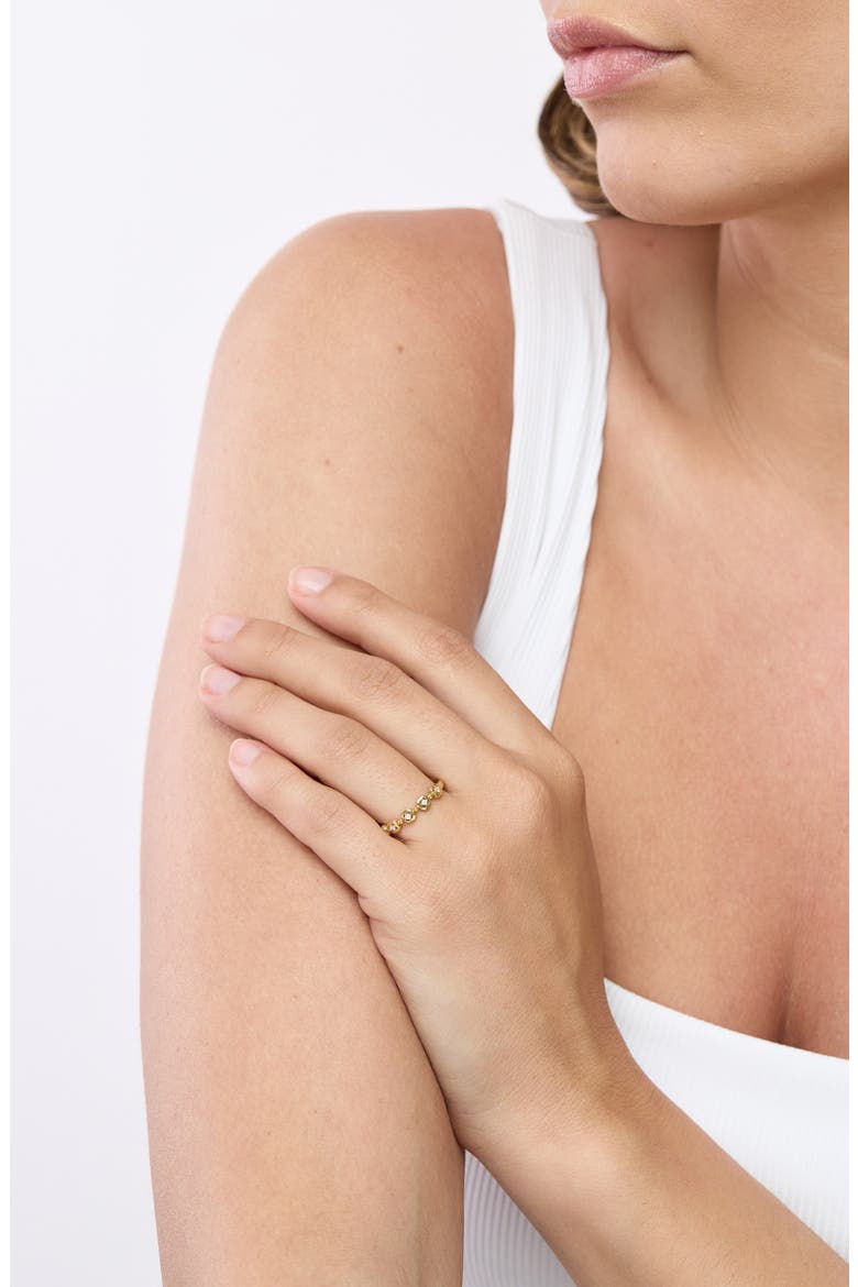 Maya 18k Gold Diamond Stackable Ring, Alternate, color, 18KY