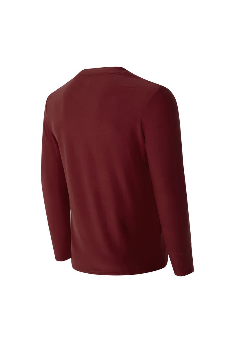 CONCEPTS SPORT Men's Concepts Sport Maroon Washington Commanders Chestnut Long Sleeve Top & Pants Set, Alternate, color, Maroon