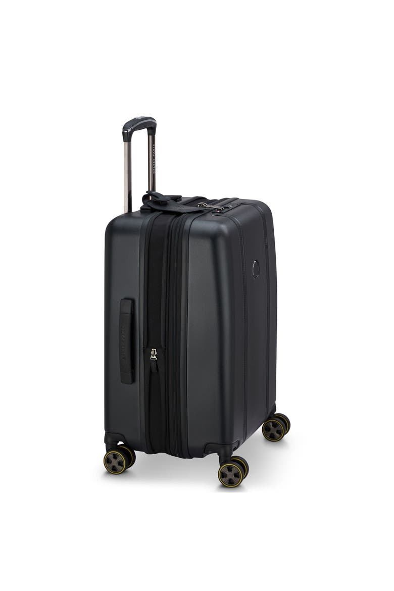 Cadence Hardside Expandable 20" Carry On Spinner Luggage, Alternate, color, Deep Black