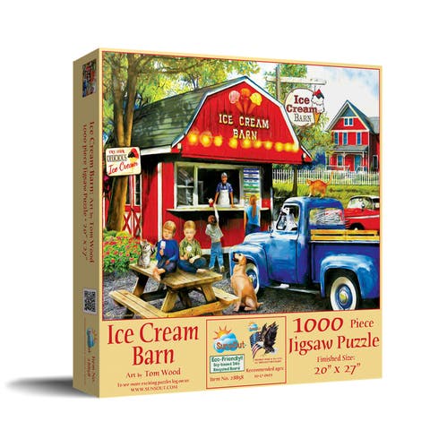 The Ice Cream Barn 1000 piece Jigsaw Puzzle for Adults